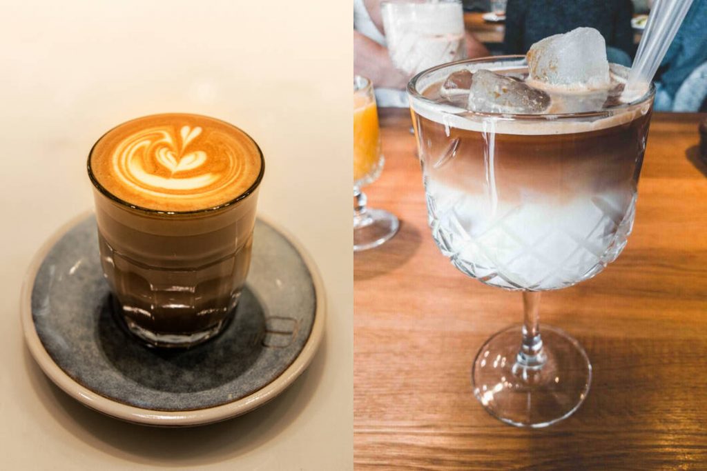 latte vs ice latte