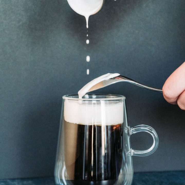Vegan Irish Coffee with Bailey's Cream