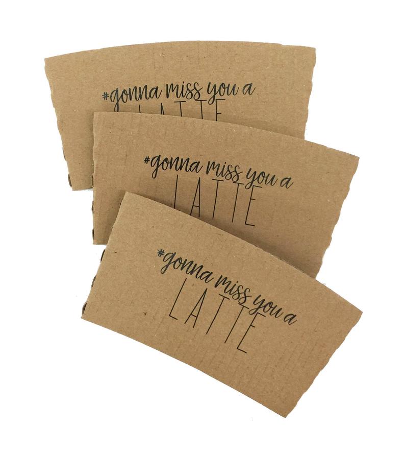 TIEtheKNOT Personalized Printed Coffee Sleeves