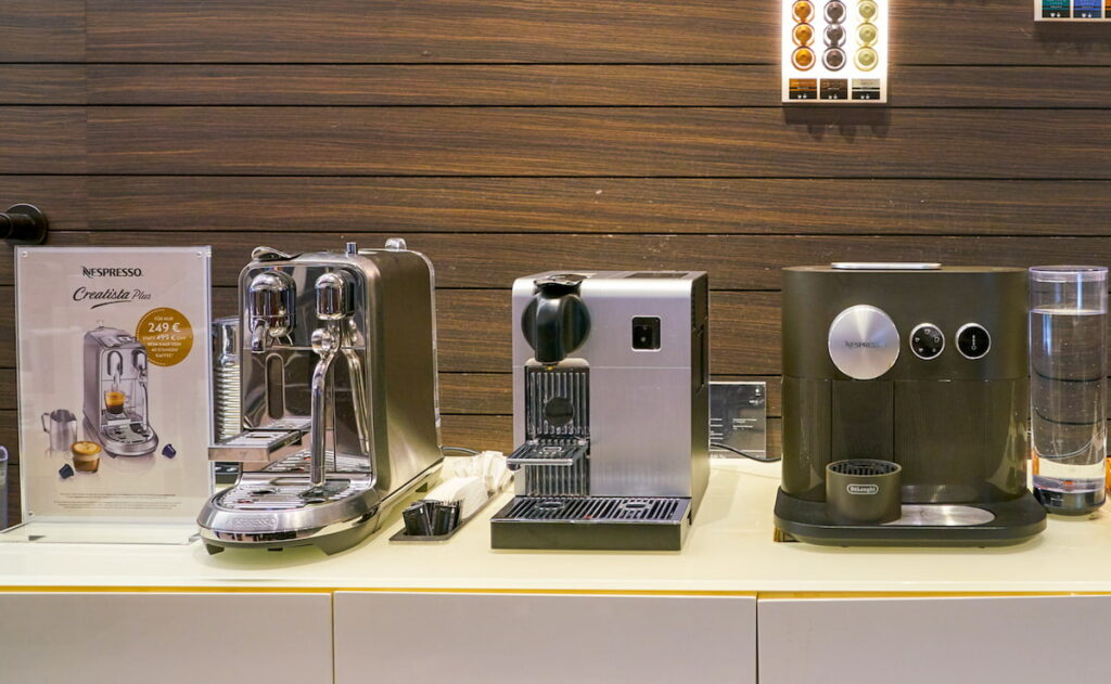 Creatista Plus with other Nespresso Machines